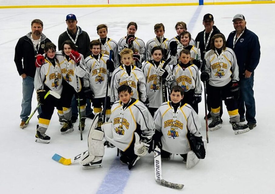 Calgary Cougars medal ceremony